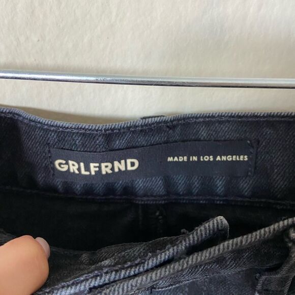 Grlfrnd The Amara Maxi Black Skirt Denim Pencil Size XS - Picture 8 of 10